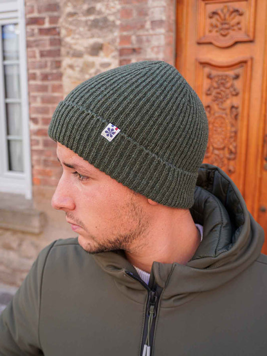 Le Bonnet Ultime Homme en Laine 🐑 - Kaki