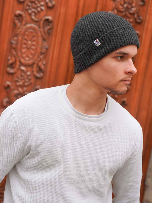 Le Bonnet Ultime Homme en Laine 🐑 - Gris