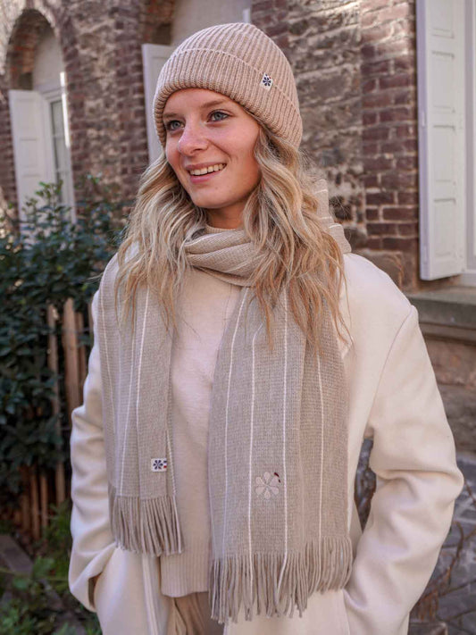 Le Bonnet Ultime en Laine Femme 🐑 - Beige