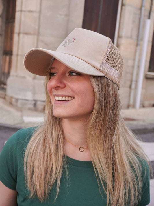 La Casquette Filet Française Femme - Beige
