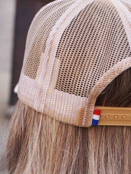 La Casquette Filet Française Femme - Beige