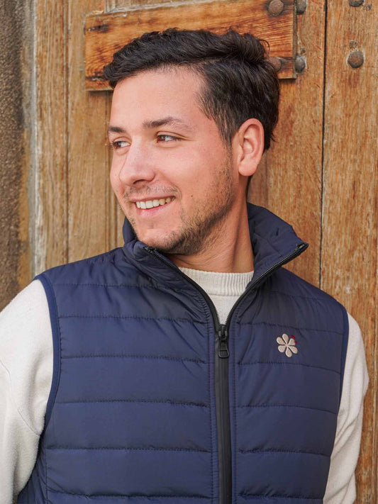 Le Gilet Doudoune Fabriqué en France Homme - Marine