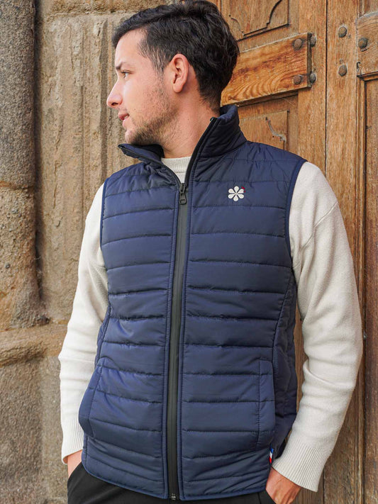 Le Gilet Doudoune Fabriqué en France Homme - Marine