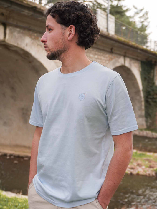Le Véritable T-Shirt Coton Bio - Bleu Ciel