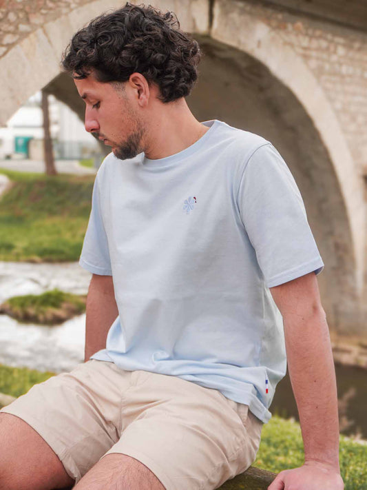 Le Véritable T-Shirt Coton Bio - Bleu Ciel