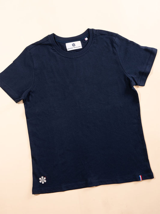 Le Parfait T-Shirt Femme en Coton Bio - Marine