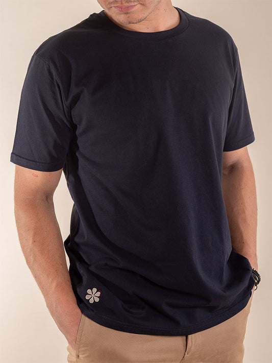 Le Parfait T-Shirt Homme Coton Bio - Marine