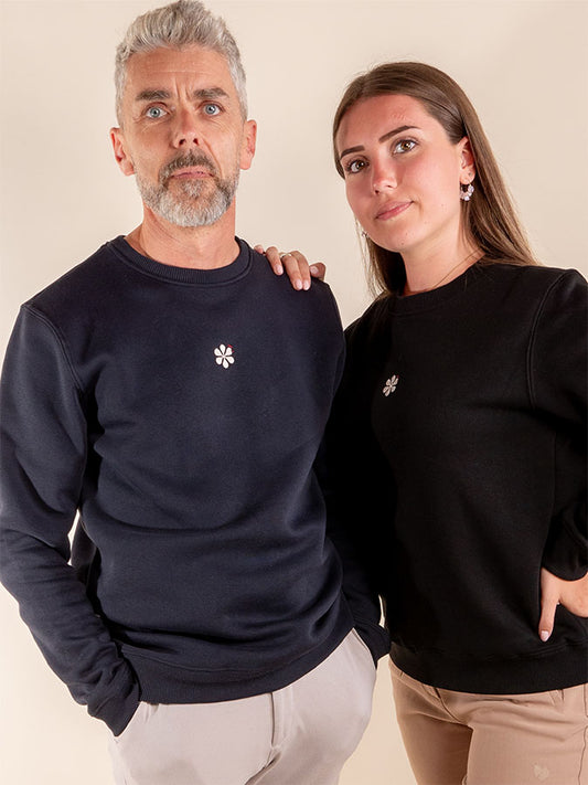 Le Sweat Classique Homme Coton Bio - Marine