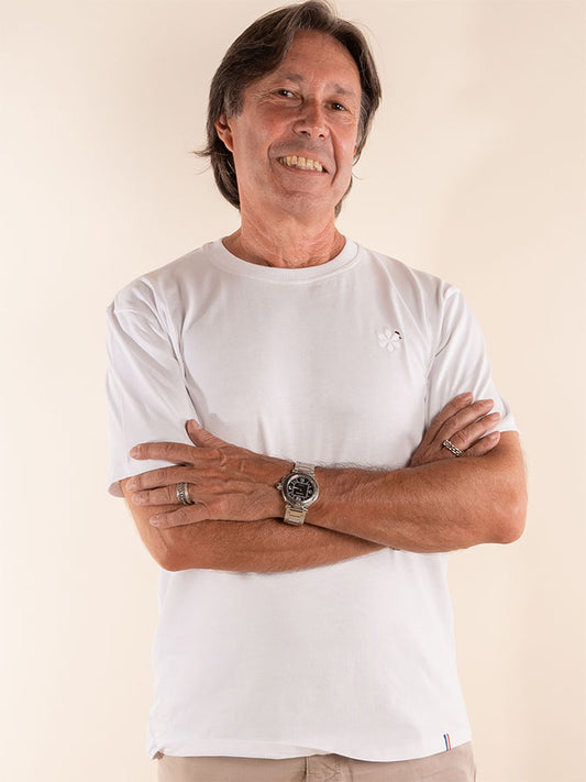 L'indispensable T-Shirt Homme En Coton Bio - Blanc
