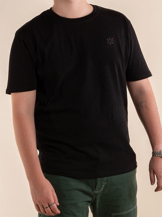 L'indispensable T-Shirt Homme En Coton Bio - Noir