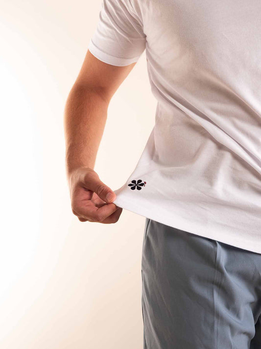 L'incontournable T-shirt Homme en Coton Bio - Blanc