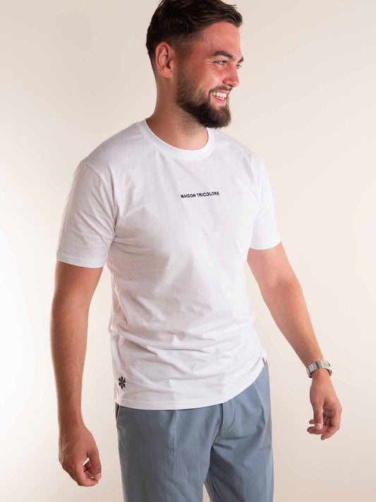 L'incontournable T-shirt Homme en Coton Bio - Blanc