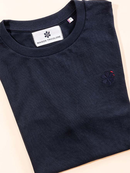 L'indispensable T-Shirt Homme En Coton Bio - Marine