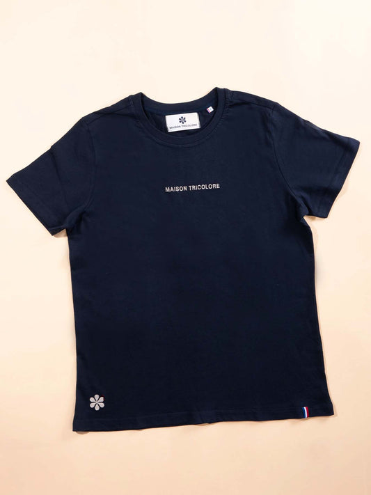 L'incontournable T-shirt Femme en Coton Bio - Marine