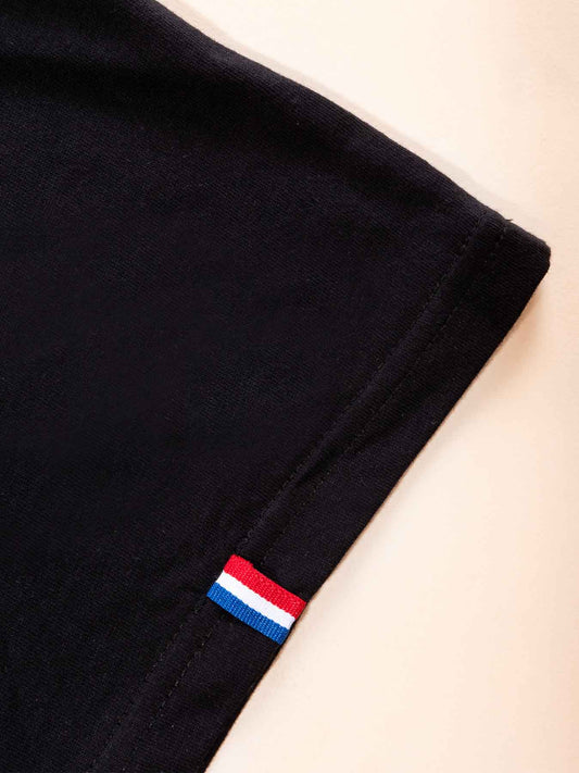 L'incontournable T-shirt Femme en Coton Bio - Noir