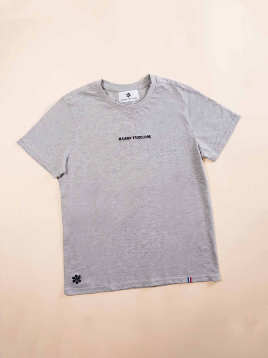 L'incontournable T-shirt Homme en Coton Bio - Gris