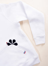 Le Sweat à Capuche Femme Coton Bio France - Blanc