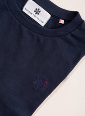 L'indispensable T-Shirt Femme En Coton Bio - Marine