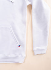 Le Sweat à Capuche Homme Coton Bio France - Blanc