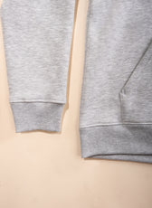 Le Sweat à Capuche Homme en Coton Bio - Gris