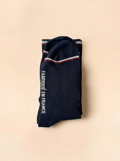 Les Chaussettes Tricolores Mi-Haute - Française