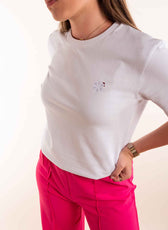 L'indispensable T-Shirt Femme En Coton Bio - Blanc