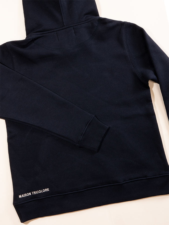 Le Sweat à Capuche Homme en Coton Bio - Marine
