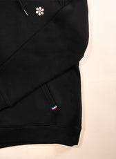 Le Sweat à Capuche Homme en Coton Bio - Noir