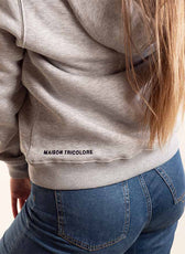 Le Sweat à Capuche Femme En Coton Bio - Gris
