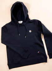 Le Sweat à Capuche Femme En Coton Bio - Marine