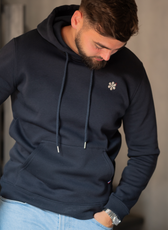 Le Sweat à Capuche Homme en Coton Bio - Marine