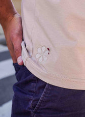Le Vrai T-Shirt Beige Homme - Fabriqué en France