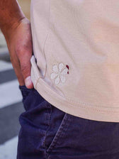 Le Vrai T-Shirt Beige Homme - Fabriqué en France