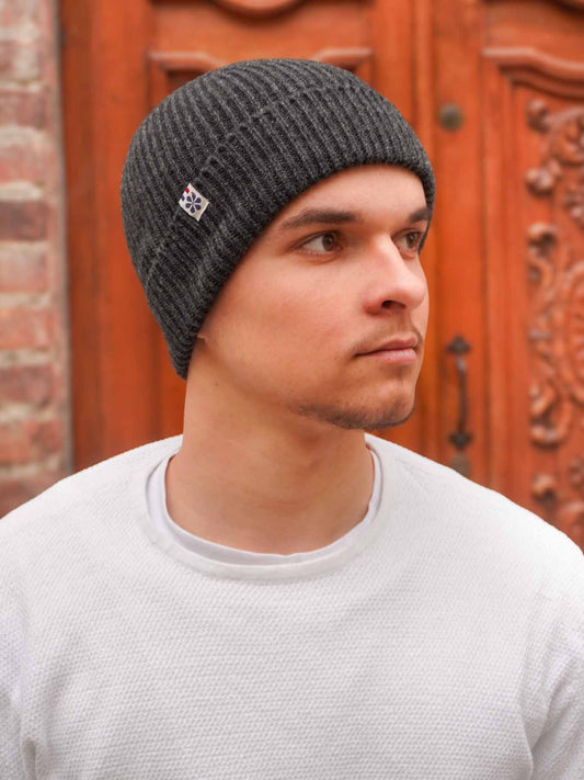 Le Bonnet Ultime Homme en Laine 🐑 - Gris