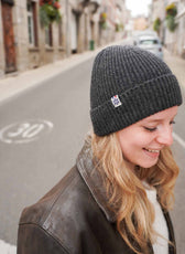 Le Bonnet Ultime en Laine Femme 🐑 - Gris