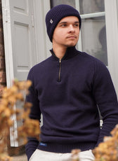 Le Bonnet Ultime Homme en Laine 🐑 - Marine