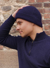 Le Bonnet Ultime Homme en Laine 🐑 - Marine