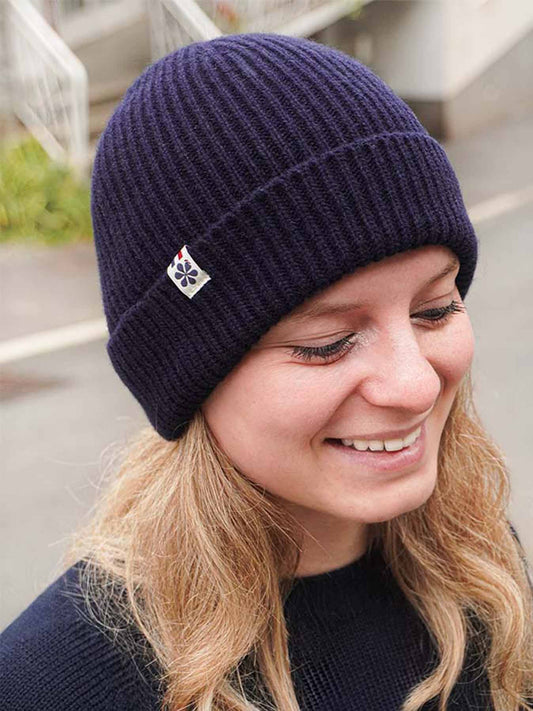 Le Bonnet Ultime en Laine Femme 🐑 - Marine