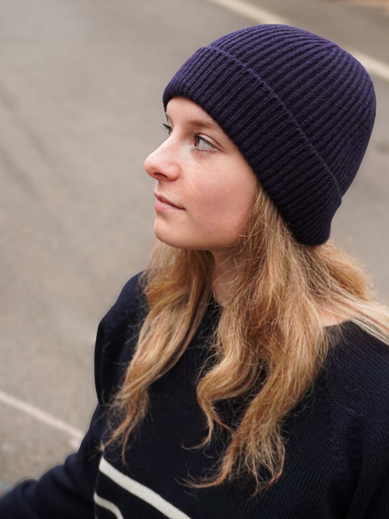 Le Bonnet Ultime en Laine Femme 🐑 - Marine