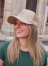 La Casquette Filet Française Femme - Beige