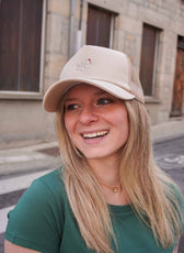 La Casquette Filet Française Femme - Beige