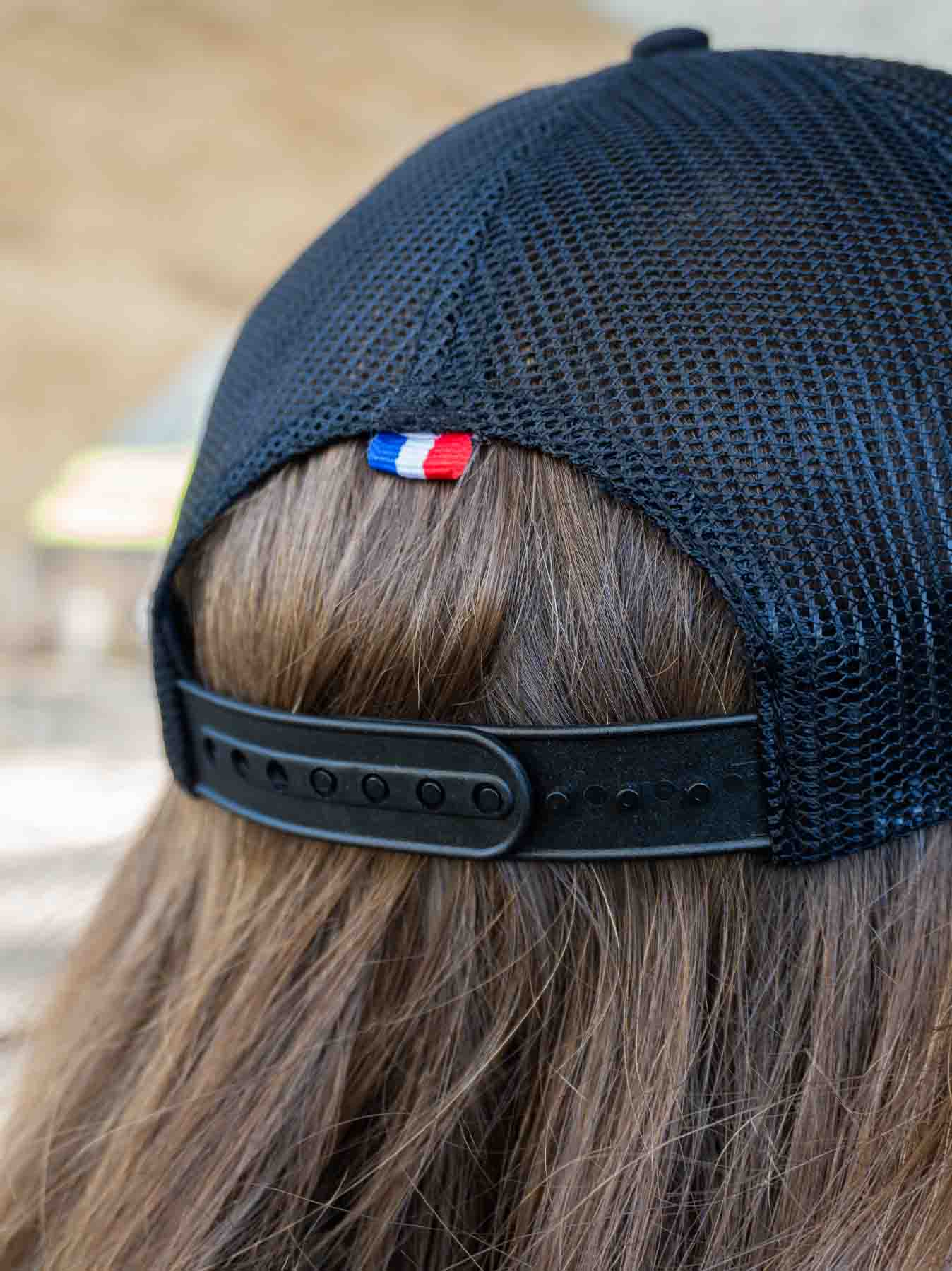 La Casquette Filet Française Femme - Noir