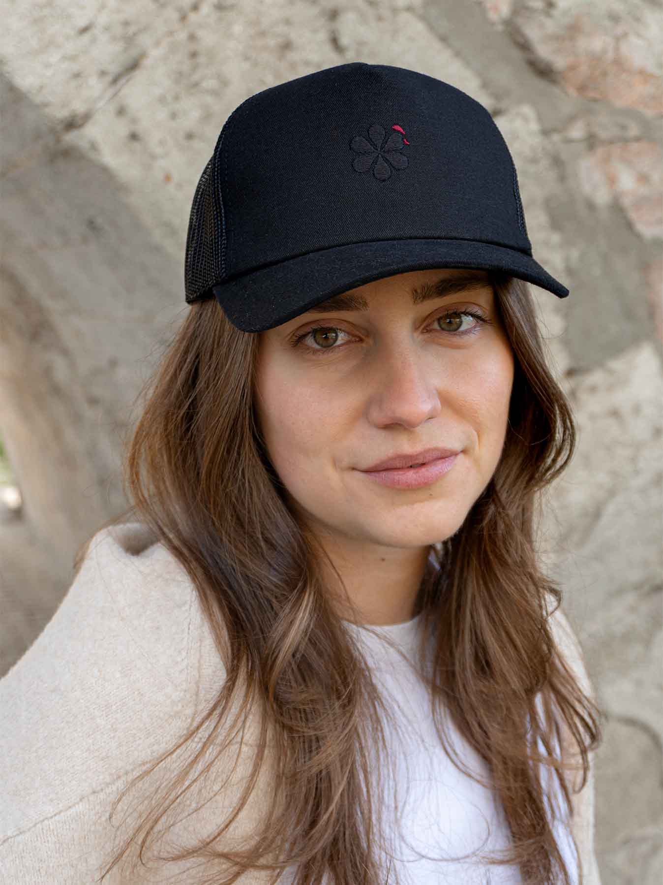La Casquette Filet Française Femme - Noir
