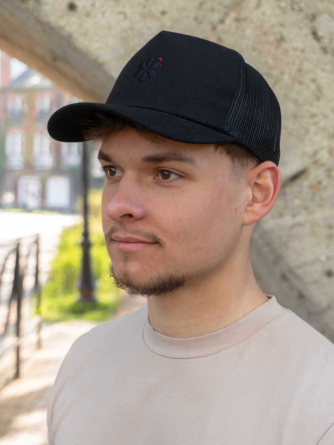 La Casquette Filet Française Homme - Noir