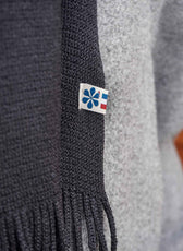L’Écharpe Essentielle Française en Laine pour Homme - Noir