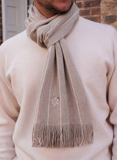 L'écharpe Ultime Homme en Laine 🐑 - Beige