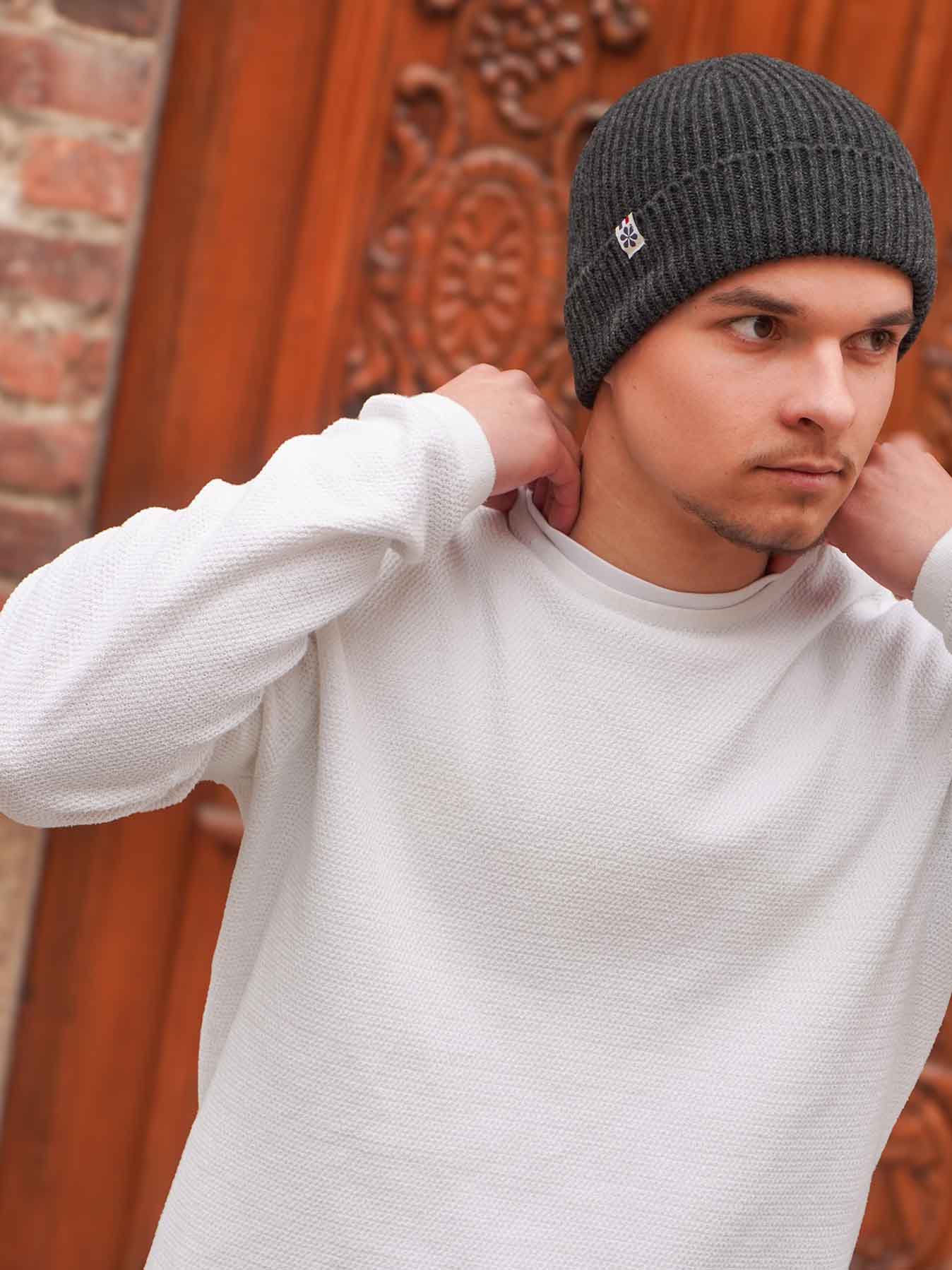 Le Bonnet Ultime Homme en Laine 🐑 - Gris