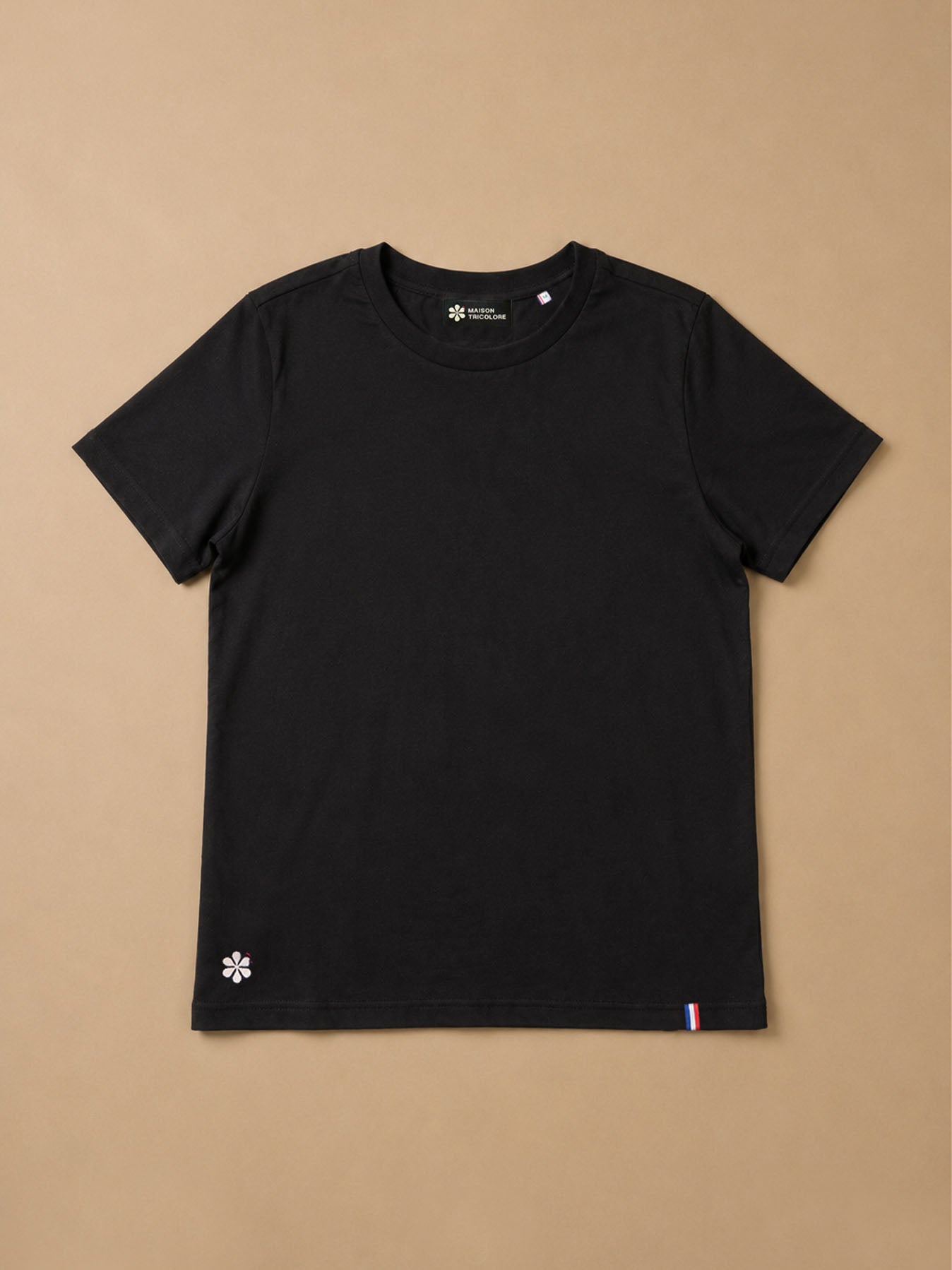 Le Parfait T-Shirt Femme en Coton Bio - Noir