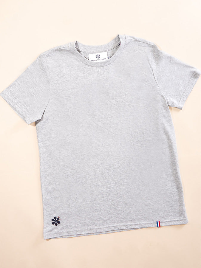 Le Parfait T-Shirt Femme en Coton Bio - Gris