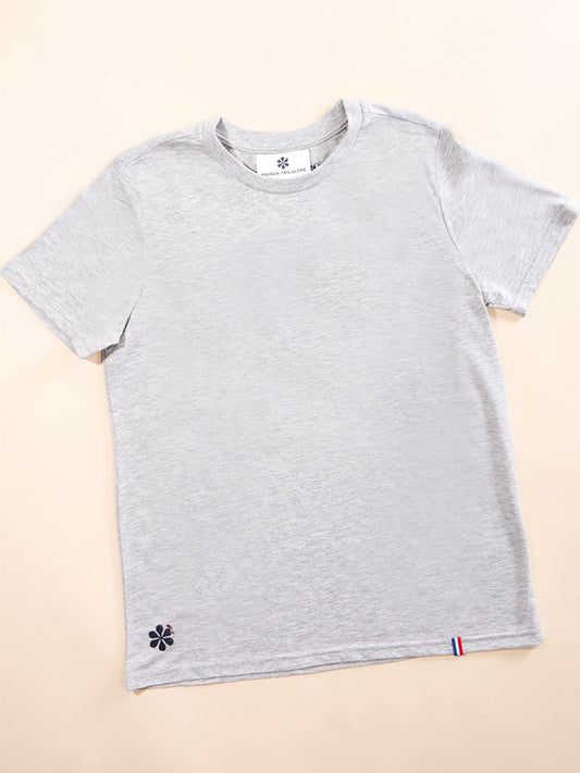 Le Parfait T-Shirt Femme en Coton Bio - Gris